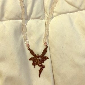 Rose Quartz Fairy necklace